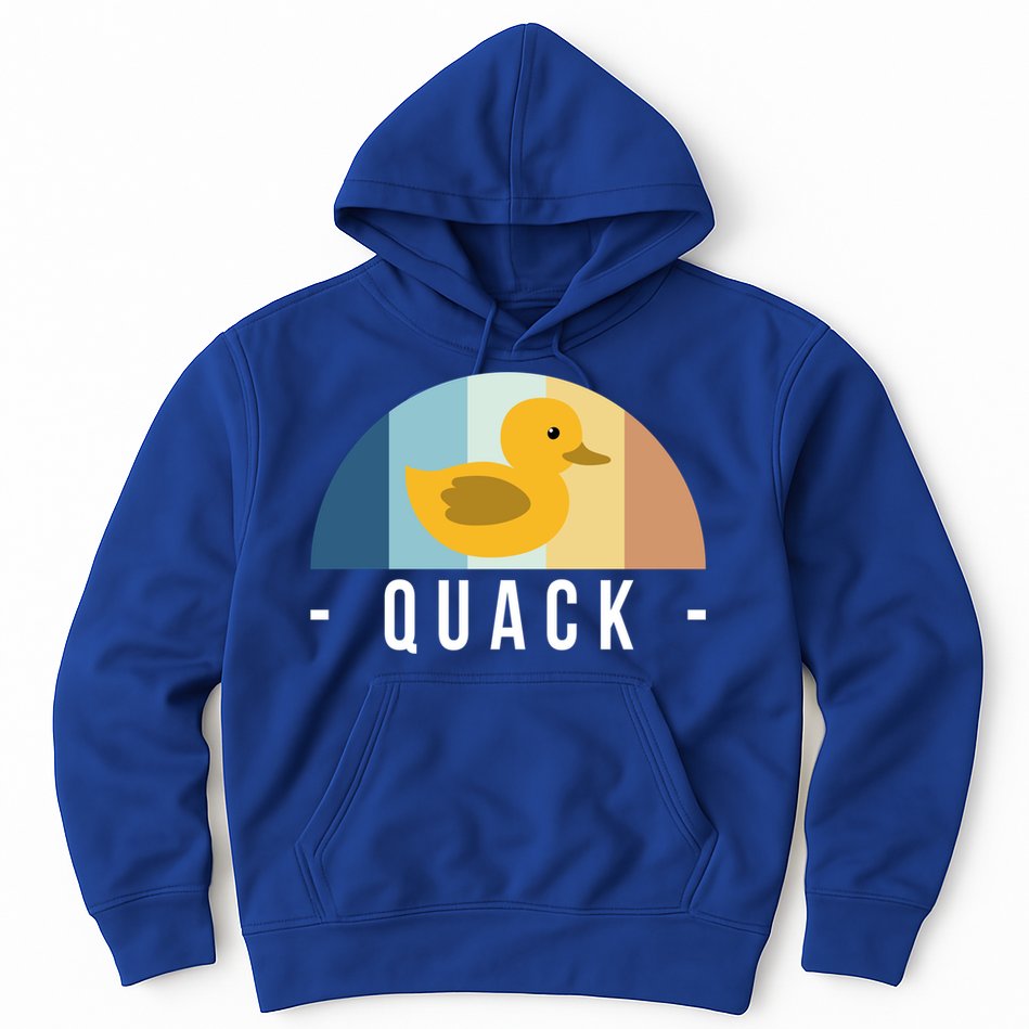 Vintage Retro Quack Rubber Duck Great Gift Hoodie
