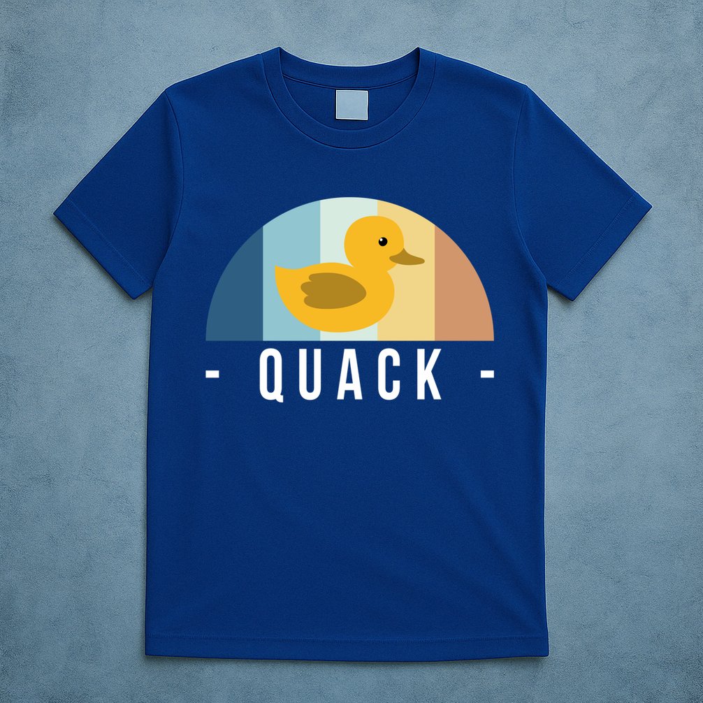 Vintage Retro Quack Rubber Duck Great Gift T-Shirt