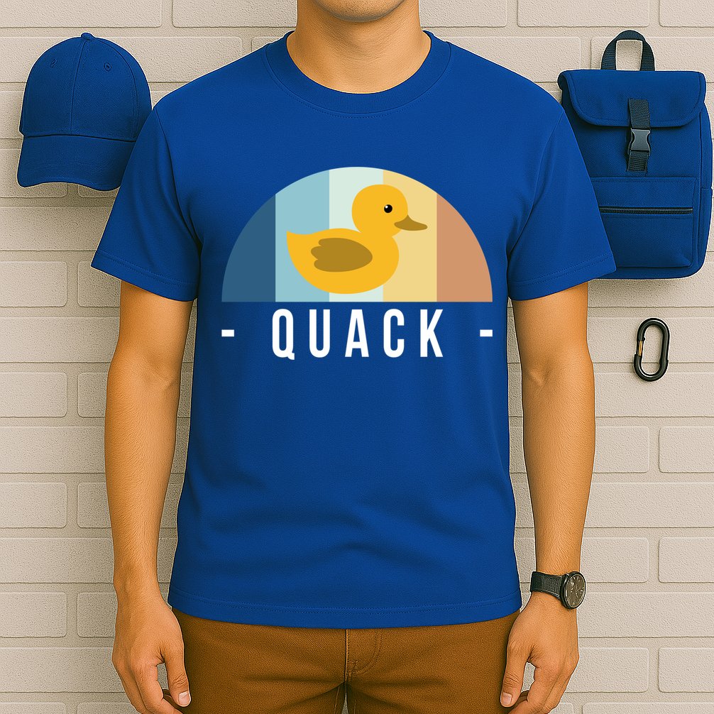 Vintage Retro Quack Rubber Duck Great Gift T-Shirt
