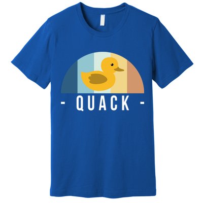 Vintage Retro Quack Rubber Duck Great Gift Premium T-Shirt