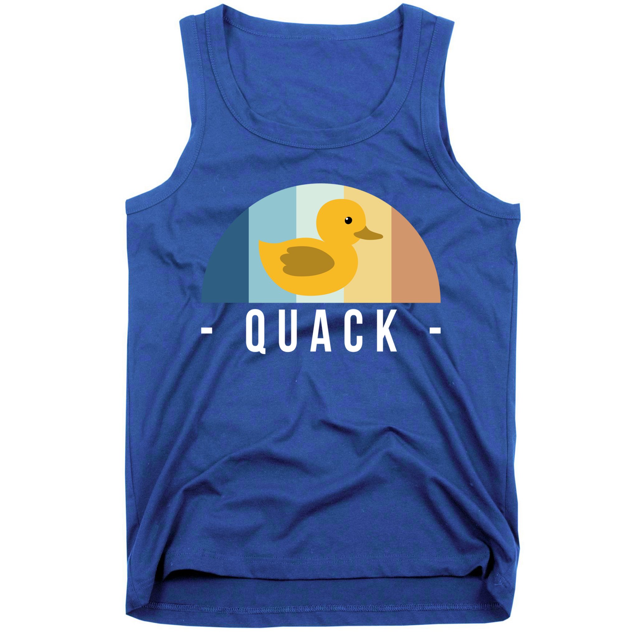 Vintage Retro Quack Rubber Duck Great Gift Tank Top