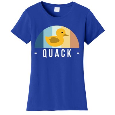 Vintage Retro Quack Rubber Duck Great Gift Women's T-Shirt