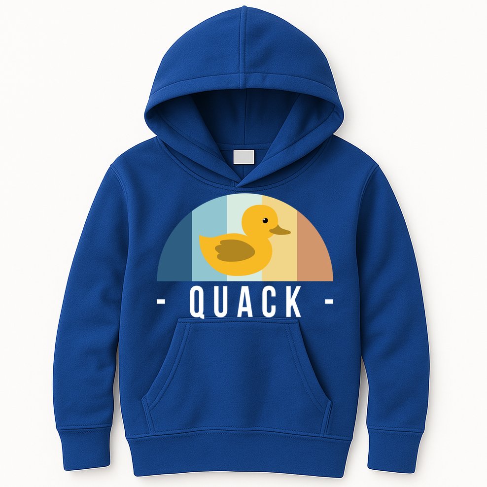 Vintage Retro Quack Rubber Duck Great Gift Kids Hoodie