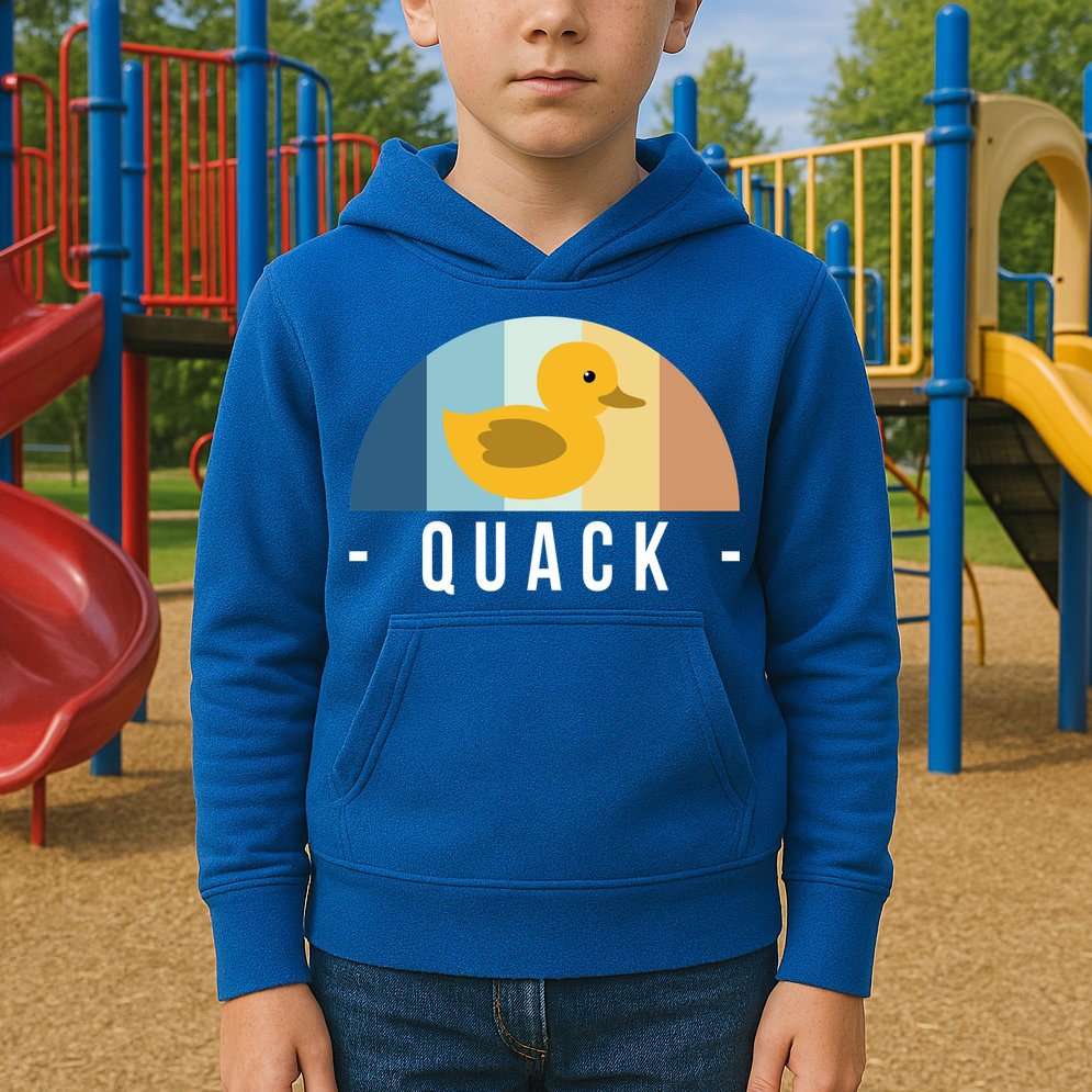 Vintage Retro Quack Rubber Duck Great Gift Kids Hoodie