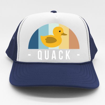 Vintage Retro Quack Rubber Duck Great Gift Trucker Hat