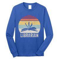 Vintage Retro Reading Book Librarian Book Lover Gift Funny Gift Long Sleeve Shirt