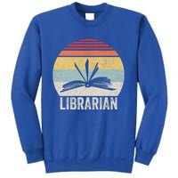 Vintage Retro Reading Book Librarian Book Lover Gift Funny Gift Sweatshirt