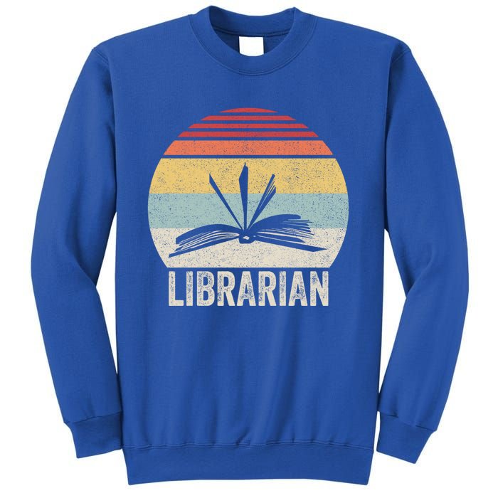 Vintage Retro Reading Book Librarian Book Lover Gift Funny Gift Sweatshirt