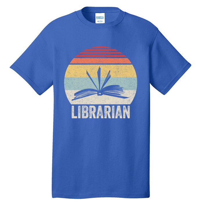 Vintage Retro Reading Book Librarian Book Lover Gift Funny Gift Tall T-Shirt