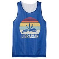 Vintage Retro Reading Book Librarian Book Lover Gift Funny Gift Mesh Reversible Basketball Jersey Tank