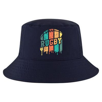 Vintage Retro Rugby Player Rugby Fan Rugby Coach Cool Comfort Performance Bucket Hat