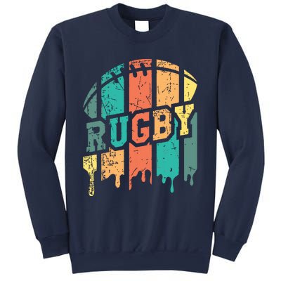 Vintage Retro Rugby Player Rugby Fan Rugby Coach Sweatshirt