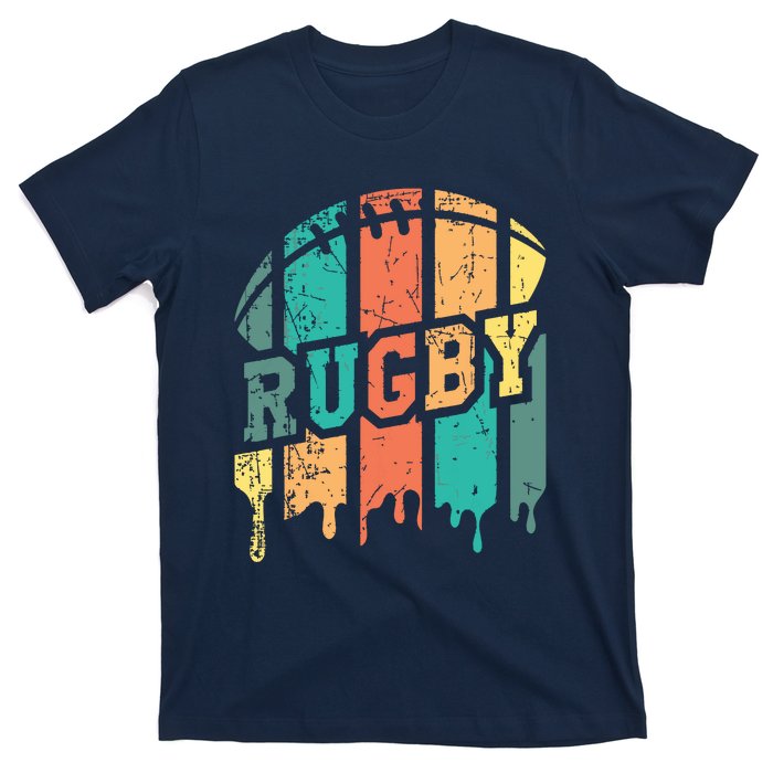 Vintage Retro Rugby Player Rugby Fan Rugby Coach T-Shirt