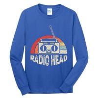 Vintage Retro Radio Head  Tall Long Sleeve T-Shirt