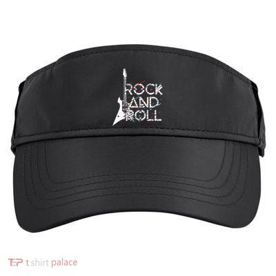 Vintage Retro Rock And Roll Adult Drive Performance Visor