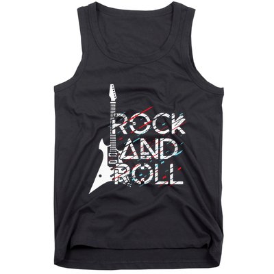 Vintage Retro Rock And Roll Tank Top