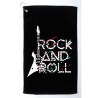 Vintage Retro Rock And Roll Golf Towel