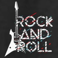 Vintage Retro Rock And Roll Golf Towel