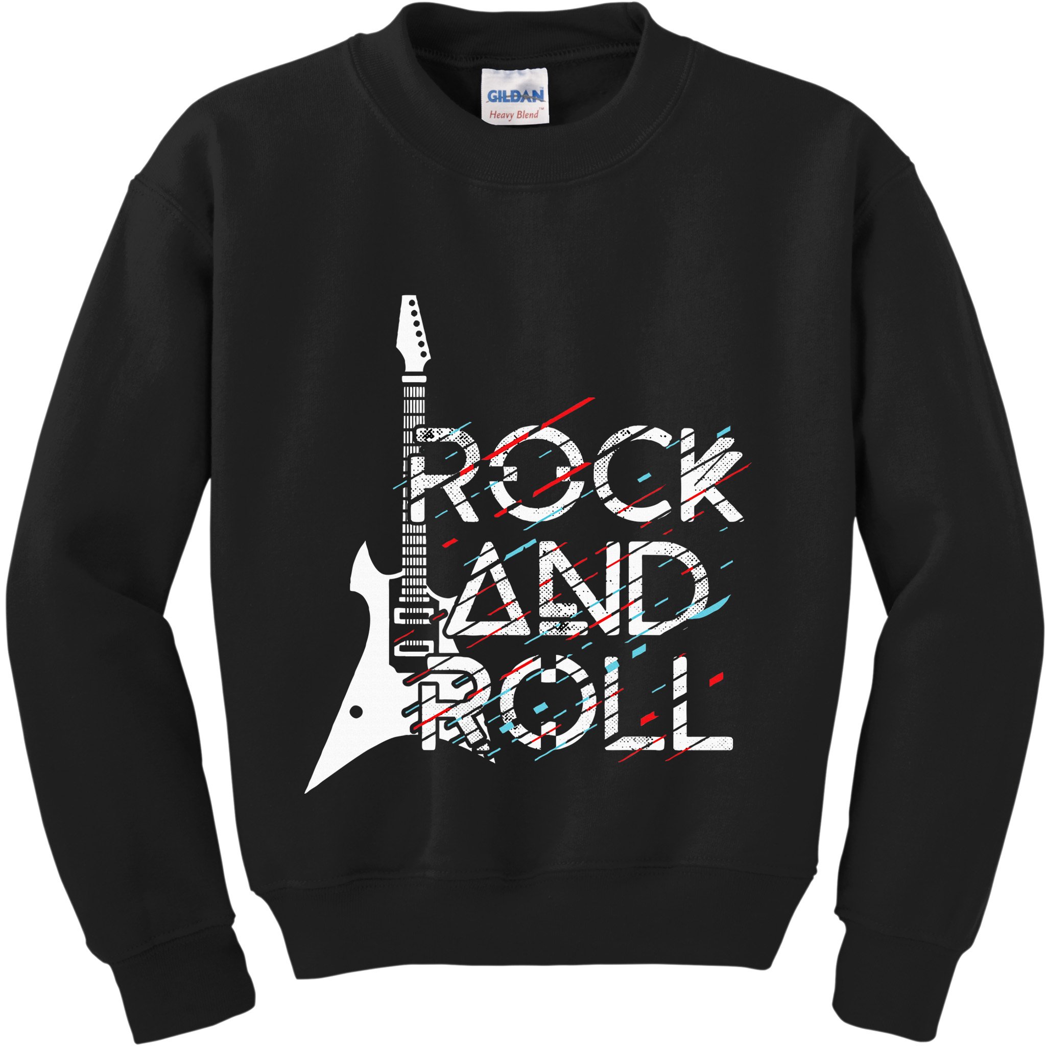 Vintage Retro Rock And Roll Kids Sweatshirt
