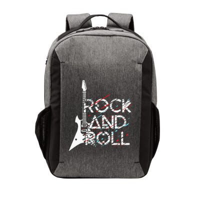 Vintage Retro Rock And Roll Vector Backpack