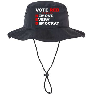 Vote Red Remove Every Democrat Conservatives Pro Republican Legacy Cool Fit Booney Bucket Hat