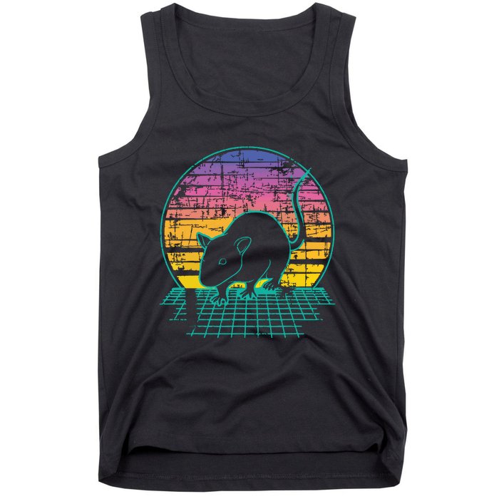 Vintage Rat Rodent Lover Rat Owner Tank Top