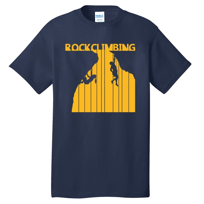 Vintage Retro Rock Climbing Gift Tall T-Shirt