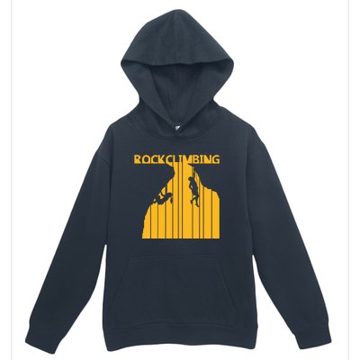 Vintage Retro Rock Climbing Gift Urban Pullover Hoodie