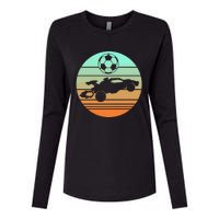 Vintage Rocket Rc Soccer Car Womens Cotton Relaxed Long Sleeve T-Shirt