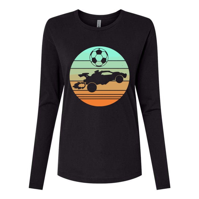 Vintage Rocket Rc Soccer Car Womens Cotton Relaxed Long Sleeve T-Shirt