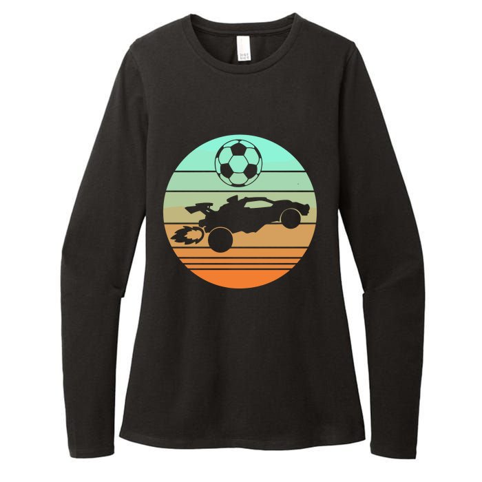 Vintage Rocket Rc Soccer Car Womens CVC Long Sleeve Shirt