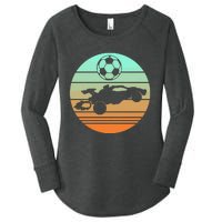 Vintage Rocket Rc Soccer Car Women's Perfect Tri Tunic Long Sleeve Shirt