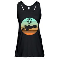 Vintage Rocket Rc Soccer Car Ladies Essential Flowy Tank