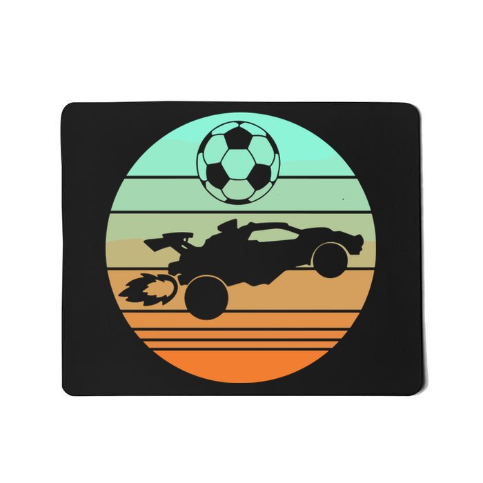 Vintage Rocket Rc Soccer Car Mousepad