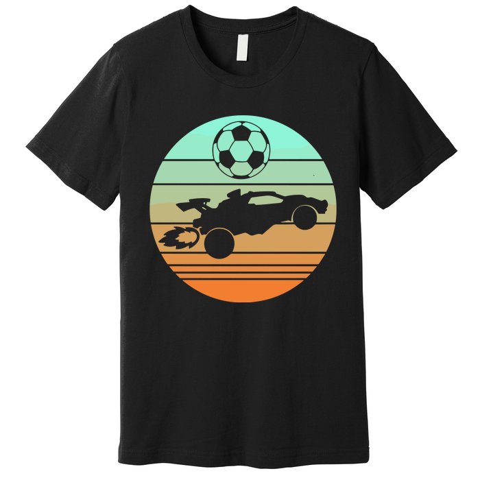 Vintage Rocket Rc Soccer Car Premium T-Shirt