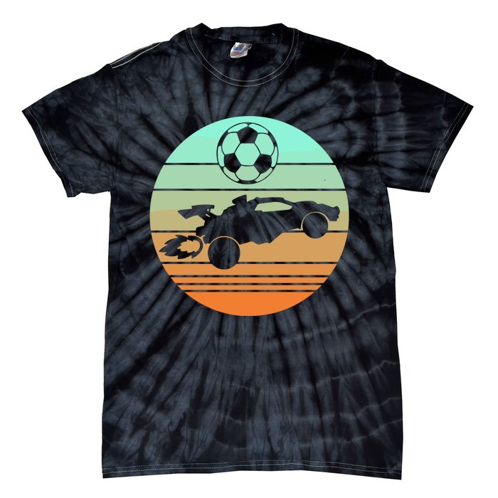 Vintage Rocket Rc Soccer Car Tie-Dye T-Shirt