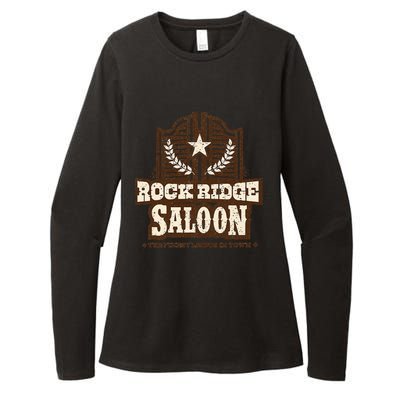 Vintage Rock Ridge Saloon Womens CVC Long Sleeve Shirt