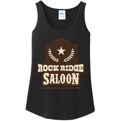 Vintage Rock Ridge Saloon Ladies Essential Tank