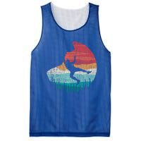 Vintage Retro Rock Climber And Rock Climbing Gift Mesh Reversible Basketball Jersey Tank