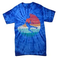 Vintage Retro Rock Climber And Rock Climbing Gift Tie-Dye T-Shirt