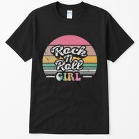 Vintage Retro Rock N Roll Girl Tall T-Shirt