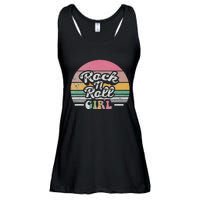 Vintage Retro Rock N Roll Girl Ladies Essential Flowy Tank