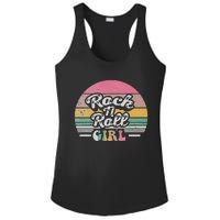 Vintage Retro Rock N Roll Girl Ladies PosiCharge Competitor Racerback Tank