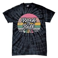 Vintage Retro Rock N Roll Girl Tie-Dye T-Shirt