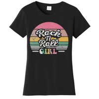 Vintage Retro Rock N Roll Girl Women's T-Shirt