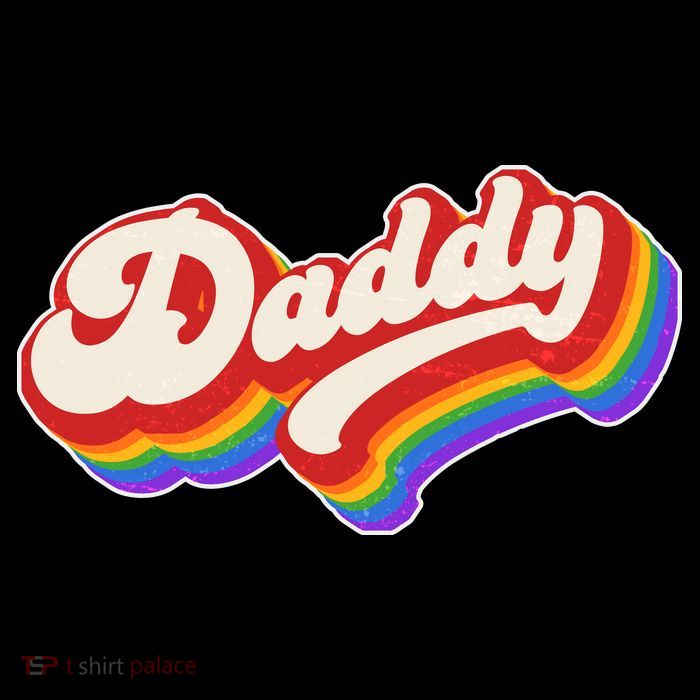 Vintage Retro Rainbow Daddy Backpack
