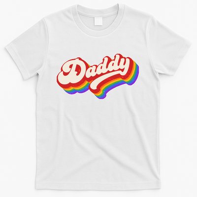 Vintage Retro Rainbow Daddy T-Shirt