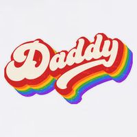 Vintage Retro Rainbow Daddy T-Shirt