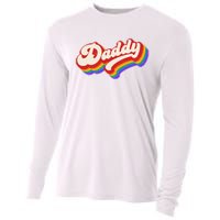 Vintage Retro Rainbow Daddy Cooling Performance Long Sleeve Crew