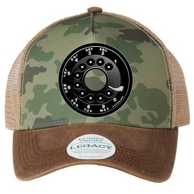 Vintage Retro Rotary Phone Dial Legacy Tie Dye Trucker Hat